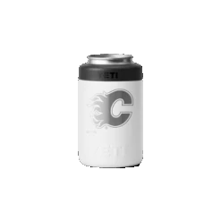 YETI Rambler Colster 2.0 - Calgary Flames -The Hockey Hub Sales Store W Rambler 12oz can Colster White Front 4142 Flames B