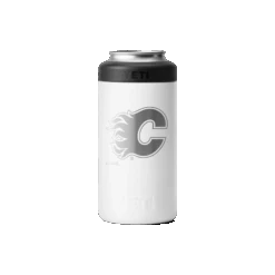 YETI Rambler Tall Colster - Calgary Flames -The Hockey Hub Sales Store W Rambler 16oz Tall Colster White Front 4130 Flames B