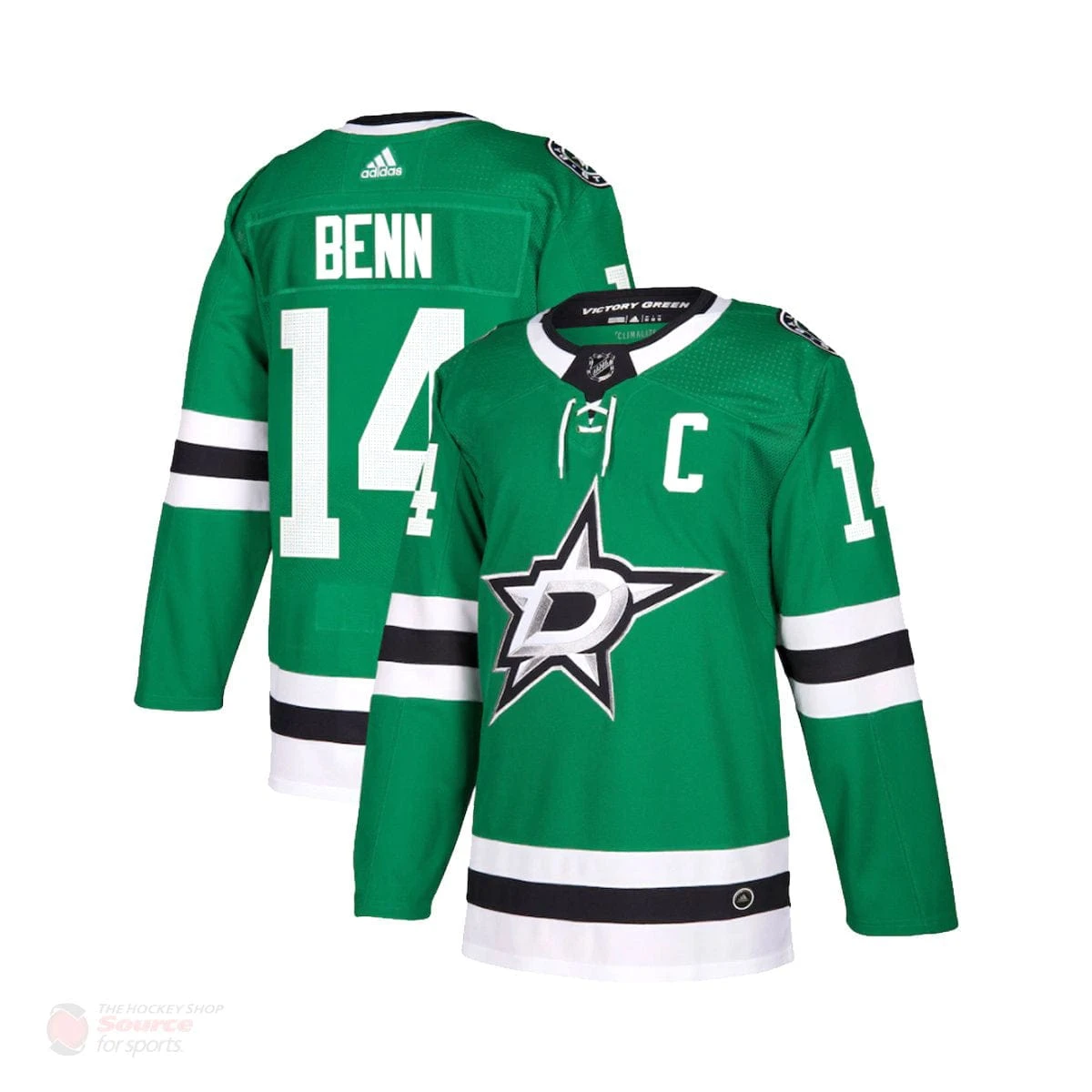 Dallas Stars Home Adidas Authentic Senior Jersey - Jamie Benn 1 Dallas Stars Home Adidas Authentic Senior Jersey - Jamie Benn