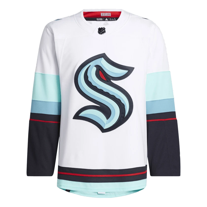 Seattle Kraken Away Adidas PrimeGreen Senior Jersey 1 Seattle Kraken Away Adidas PrimeGreen Senior Jersey