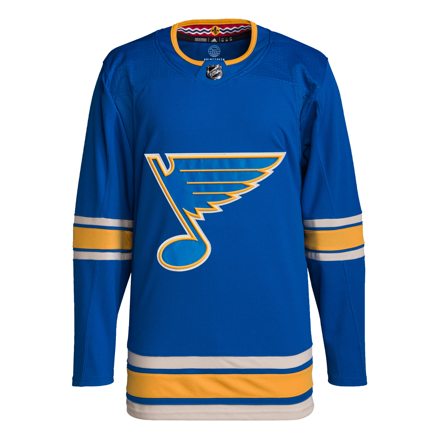 St. Louis Blues Alternate Adidas PrimeGreen Senior Jersey 2 St. Louis Blues Alternate Adidas PrimeGreen Senior Jersey - Image 2