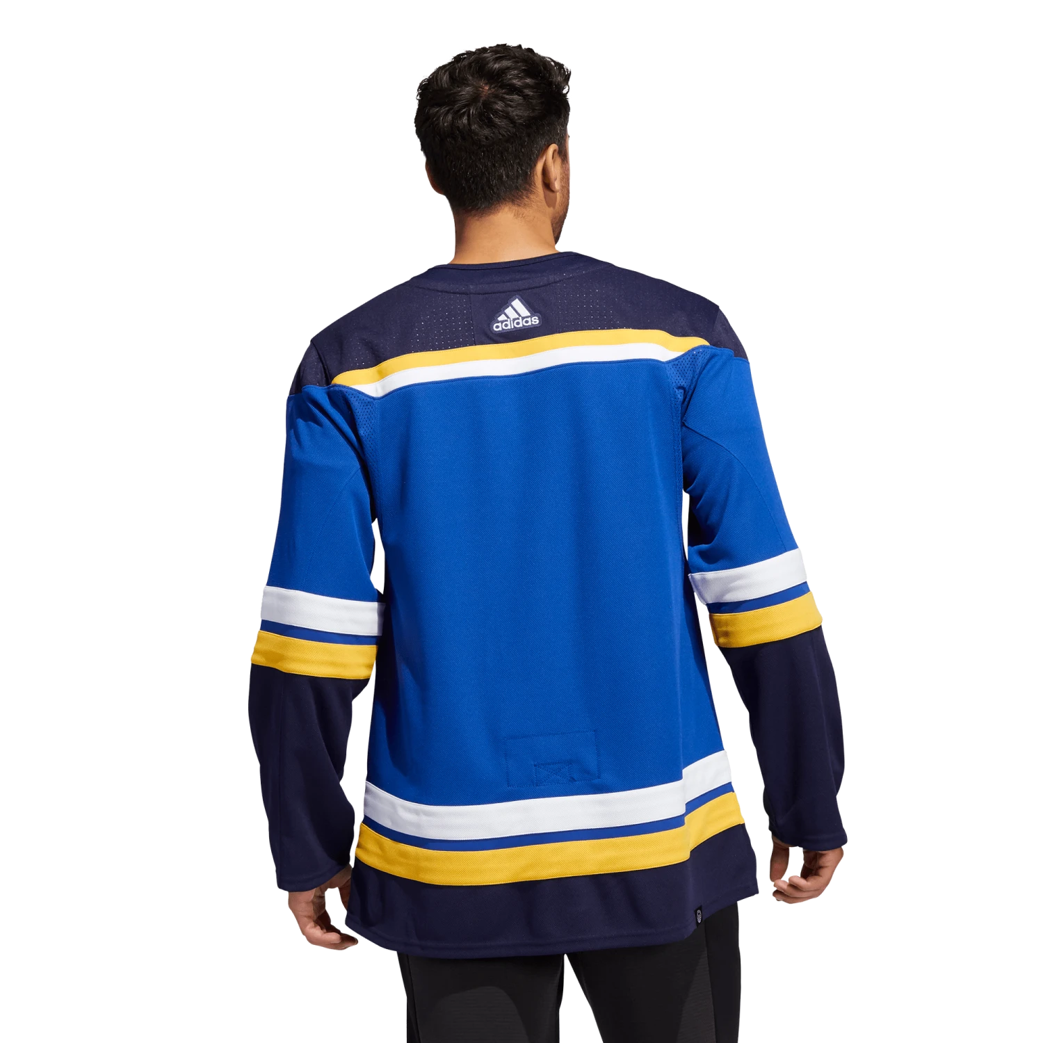St. Louis Blues Home Adidas PrimeGreen Senior Jersey 4 St. Louis Blues Home Adidas PrimeGreen Senior Jersey - Image 4