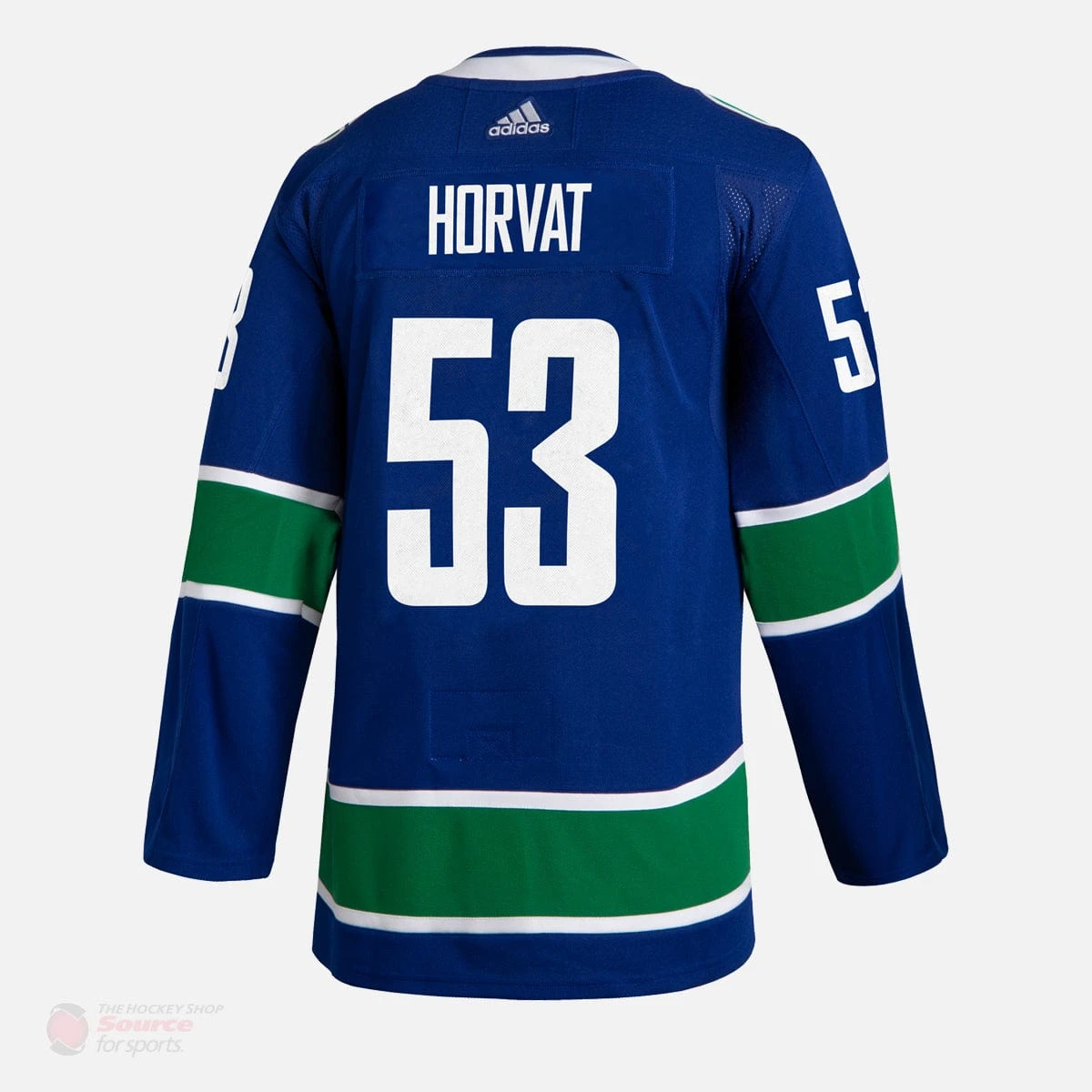 Vancouver Canucks Home Adidas Authentic Senior Jersey - Bo Horvat 3 Vancouver Canucks Home Adidas Authentic Senior Jersey - Bo Horvat - Image 3