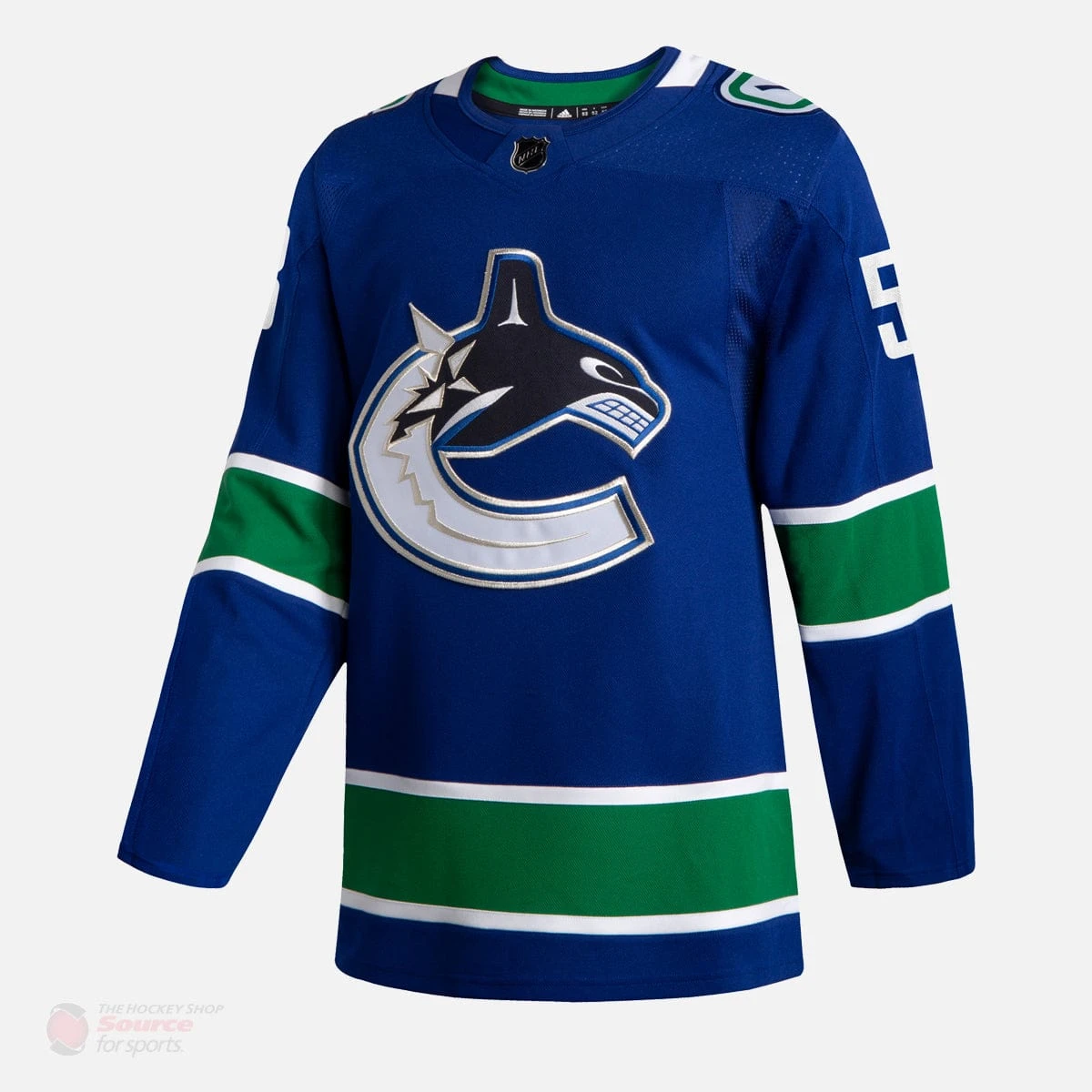 Vancouver Canucks Home Adidas Authentic Senior Jersey - Bo Horvat 2 Vancouver Canucks Home Adidas Authentic Senior Jersey - Bo Horvat - Image 2