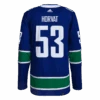 Vancouver Canucks Home Adidas PrimeGreen Senior Jersey - Bo Horvat