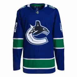 Vancouver Canucks Home Adidas PrimeGreen Senior Jersey - Quinn Hughes