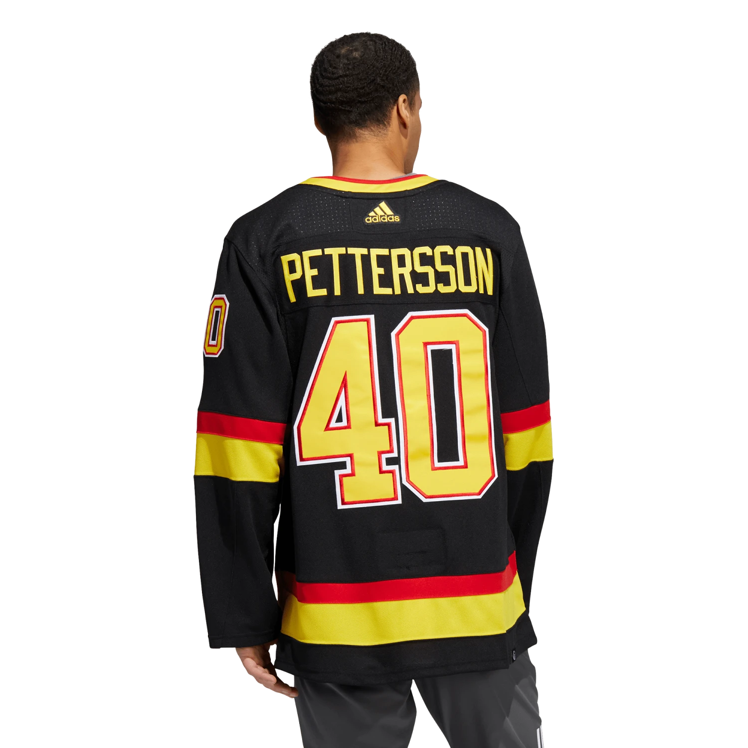 Vancouver Canucks Skate Adidas PrimeGreen Senior Jersey - Elias Pettersson 4 Vancouver Canucks Skate Adidas PrimeGreen Senior Jersey - Elias Pettersson - Image 4