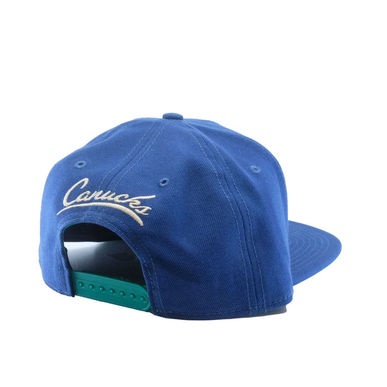 Vancouver Canucks American Needle NHL Vintage Varsity Snapback Hat 2 Vancouver Canucks American Needle NHL Vintage Varsity Snapback Hat - Image 2