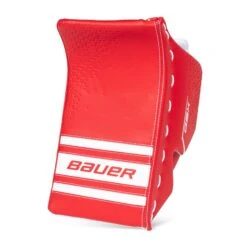 Bauer GSX Junior Goalie Blocker S20 -The Hockey Hub Sales Store bauer blockers bauer gsx junior goalie blocker red regular 28741215486018