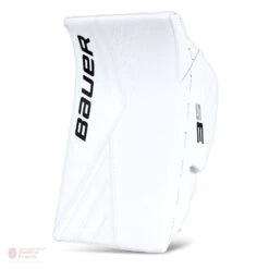 Bauer Supreme 3S Intermediate Goalie Blocker -The Hockey Hub Sales Store bauer blockers bauer supreme 3s intermediate goalie blocker white full right 28741216370754