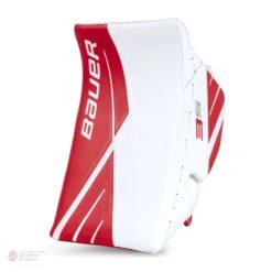 Bauer Supreme 3S Intermediate Goalie Blocker -The Hockey Hub Sales Store bauer blockers bauer supreme 3s intermediate goalie blocker white red regular 28741216436290