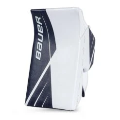 Bauer Supreme UltraSonic Senior Goalie Blocker -The Hockey Hub Sales Store bauer blockers bauer supreme ultrasonic senior goalie blocker white navy regular 28741216927810
