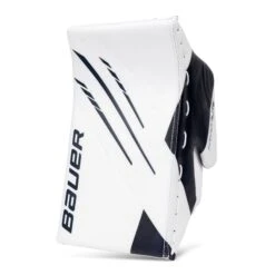 Bauer Vapor HyperLite Senior Goalie Blocker -The Hockey Hub Sales Store bauer blockers bauer vapor hyperlite senior goalie blocker white navy regular 28741218369602