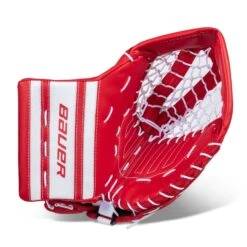 Bauer GSX Intermediate Goalie Catcher S20 -The Hockey Hub Sales Store bauer catchers bauer gsx intermediate goalie catcher red regular 28743621836866