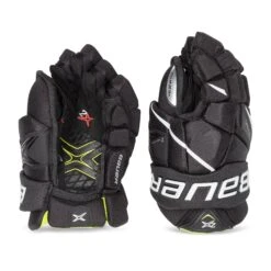 Bauer Vapor 2X Junior Hockey Gloves -The Hockey Hub Sales Store bauer gloves bauer vapor 2x junior hockey gloves black white 10 28743795277890