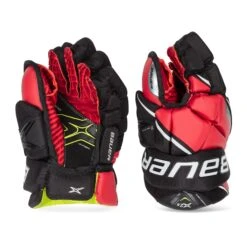 Bauer Vapor X2.9 Junior Hockey Gloves -The Hockey Hub Sales Store bauer gloves bauer vapor x2 9 junior hockey gloves black red 10 28743798947906