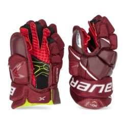 Bauer Vapor X2.9 Junior Hockey Gloves -The Hockey Hub Sales Store bauer gloves bauer vapor x2 9 junior hockey gloves maroon 10 28743799013442