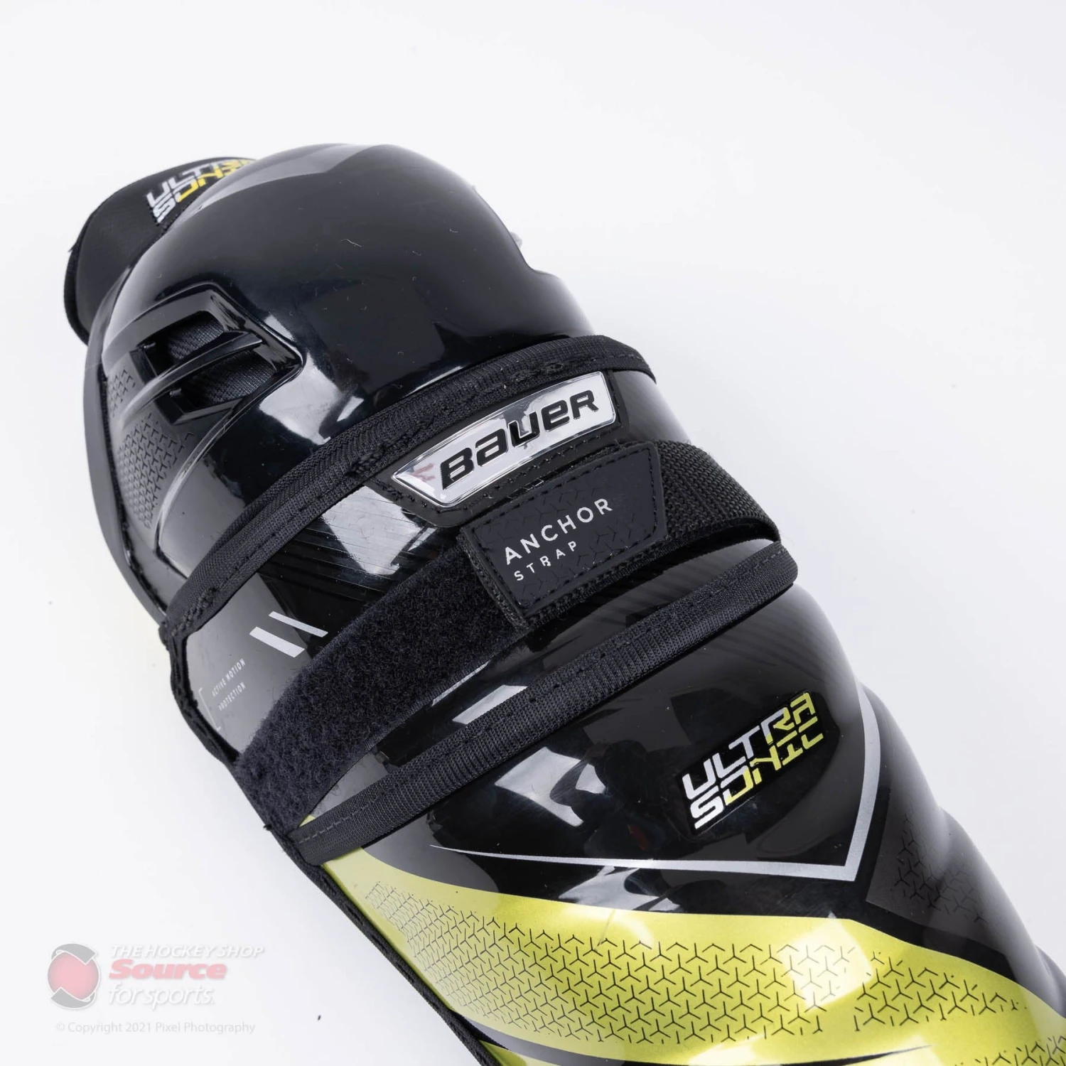 Bauer Supreme UltraSonic Intermediate Hockey Shin Guards 8 Bauer Supreme UltraSonic Intermediate Hockey Shin Guards - Image 8