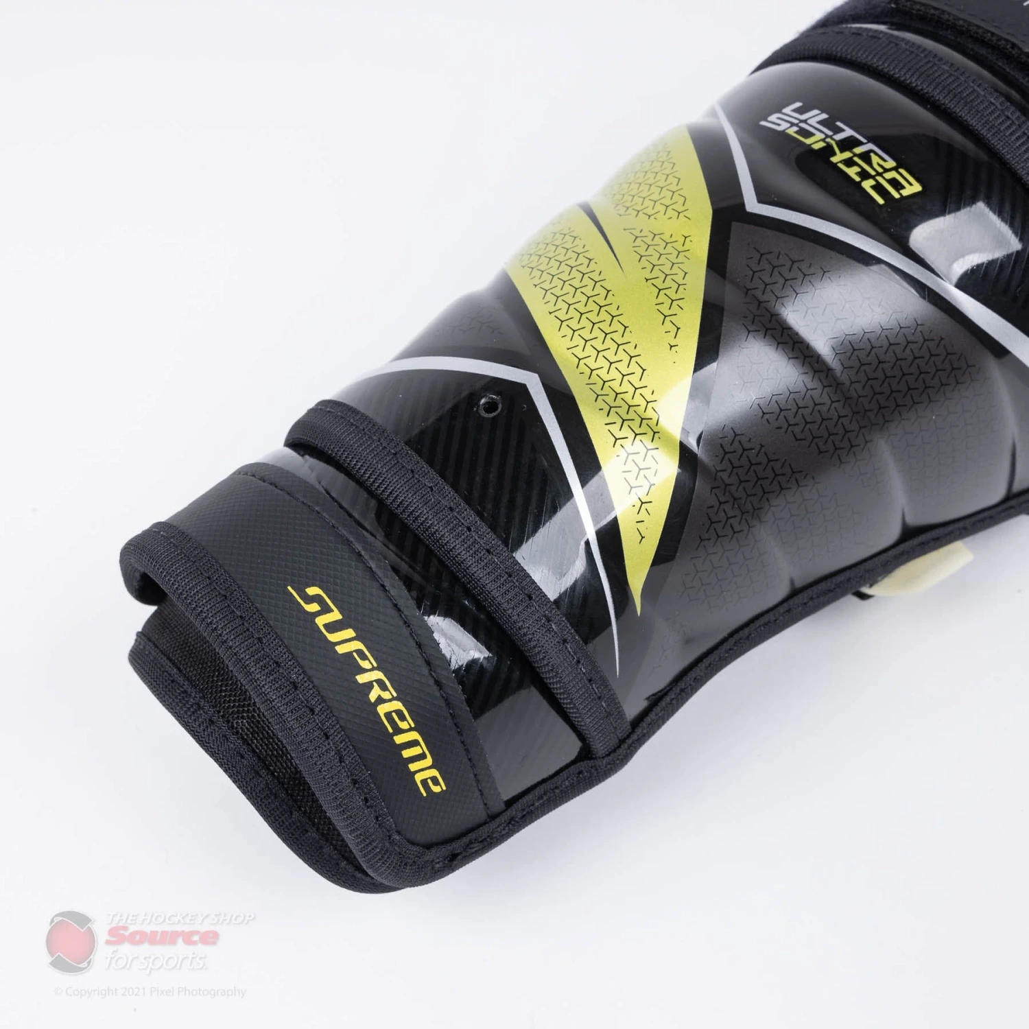 Bauer Supreme UltraSonic Intermediate Hockey Shin Guards 3 Bauer Supreme UltraSonic Intermediate Hockey Shin Guards - Image 3