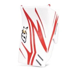 Brian's OPTiK X2 Senior Goalie Blocker -The Hockey Hub Sales Store brian s blockers brian s optik x2 senior goalie blocker white red regular 28741221548098
