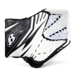 Brian's OPTiK 2 Pro Senior Goalie Catcher -The Hockey Hub Sales Store brian s catchers brian s optik 2 pro senior goalie catcher white black regular intermediate palm 28743618232386
