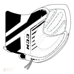 CCM Axis A1.5 Junior Goalie Catcher -The Hockey Hub Sales Store ccm catchers ccm axis a1 5 junior goalie catcher white white black black regular 28743511801922
