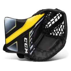 CCM Axis Senior Goalie Catcher -The Hockey Hub Sales Store ccm catchers ccm axis senior goalie catcher black yellow regular 28743581433922