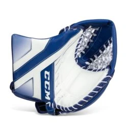 CCM Axis Senior Goalie Catcher -The Hockey Hub Sales Store ccm catchers ccm axis senior goalie catcher white blue regular 28743618461762