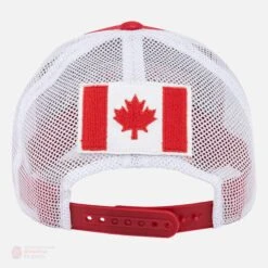 CCM Retro Logo Canada Flag Mesh Trucker Snapback Hat -The Hockey Hub Sales Store ccm hats ccm retro logo canada flag mesh trucker snapback hat 5678042316866