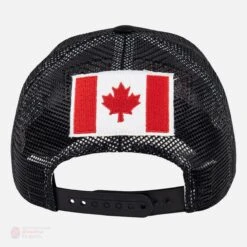 CCM Retro Logo Canada Flag Mesh Trucker Snapback Hat -The Hockey Hub Sales Store ccm hats ccm retro logo canada flag mesh trucker snapback hat 5678042480706