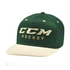 CCM True 2 Hockey Snapback Hat -The Hockey Hub Sales Store ccm hats ccm true 2 hockey snapback hat green cream osfa 28743941881922