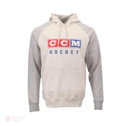 CCM Classic Fleece Mens Hoodie -The Hockey Hub Sales Store ccm hoodies ccm classic fleece mens hoodie oatmeal heather s 28758920724546