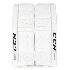 CCM Extreme Flex E5.5 Junior Goalie Leg Pads - Source Exclusive -The Hockey Hub Sales Store ccm leg pads ccm extreme flex e5 5 junior goalie leg pads source exclusive white 26 1 28744299151426