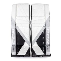 CCM Extreme Flex E5.5 Junior Goalie Leg Pads - Source Exclusive -The Hockey Hub Sales Store ccm leg pads ccm extreme flex e5 5 junior goalie leg pads source exclusive white white black silver 26 1 28744299216962