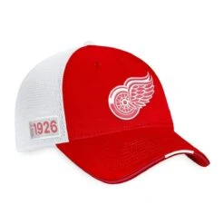 Detroit Red Wings Fanatics Authentic Pro Draft Structured Trucker Hat -The Hockey Hub Sales Store fanatics hats detroit red wings fanatics authentic pro draft structured trucker hat osfa 29395916816450