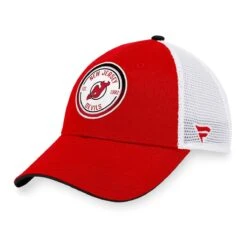 New Jersey Devils Fanatics Iconic Gradient Structured Trucker Hat