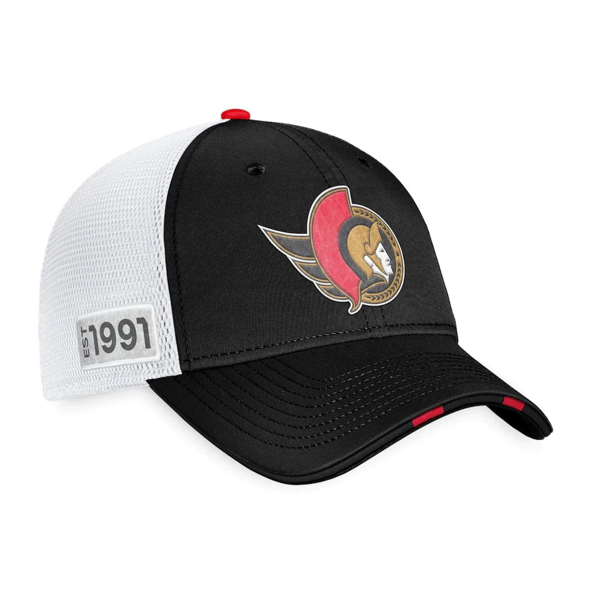 Ottawa Senators Fanatics Authentic Pro Draft Structured Trucker Hat 3 Ottawa Senators Fanatics Authentic Pro Draft Structured Trucker Hat - Image 3