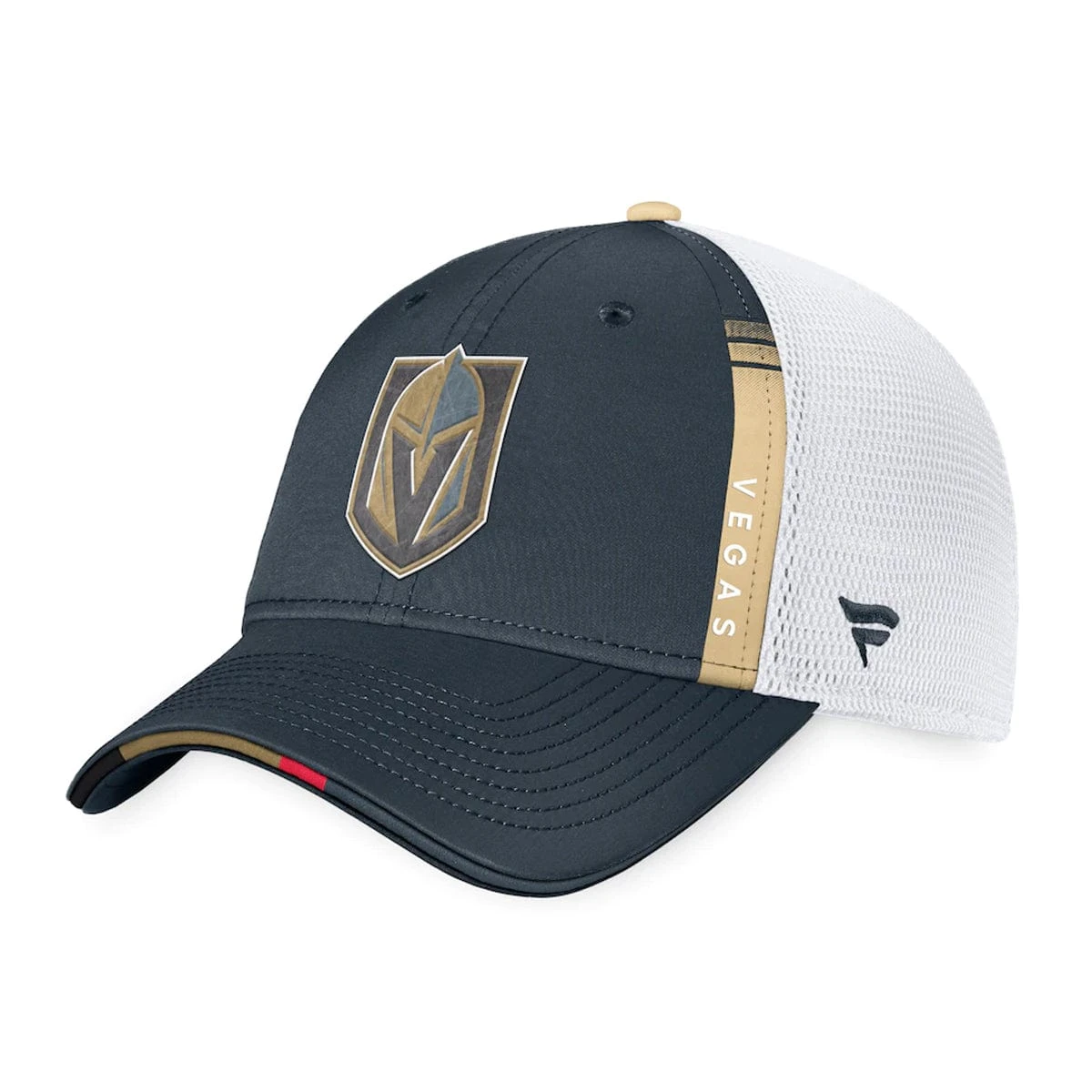 Vegas Golden Knights Fanatics Authentic Pro Draft Structured Trucker Hat 1 Vegas Golden Knights Fanatics Authentic Pro Draft Structured Trucker Hat