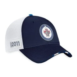 Winnipeg Jets Fanatics Authentic Pro Draft Structured Trucker Hat -The Hockey Hub Sales Store fanatics hats winnipeg jets fanatics authentic pro draft structured trucker hat osfa 29395795738690
