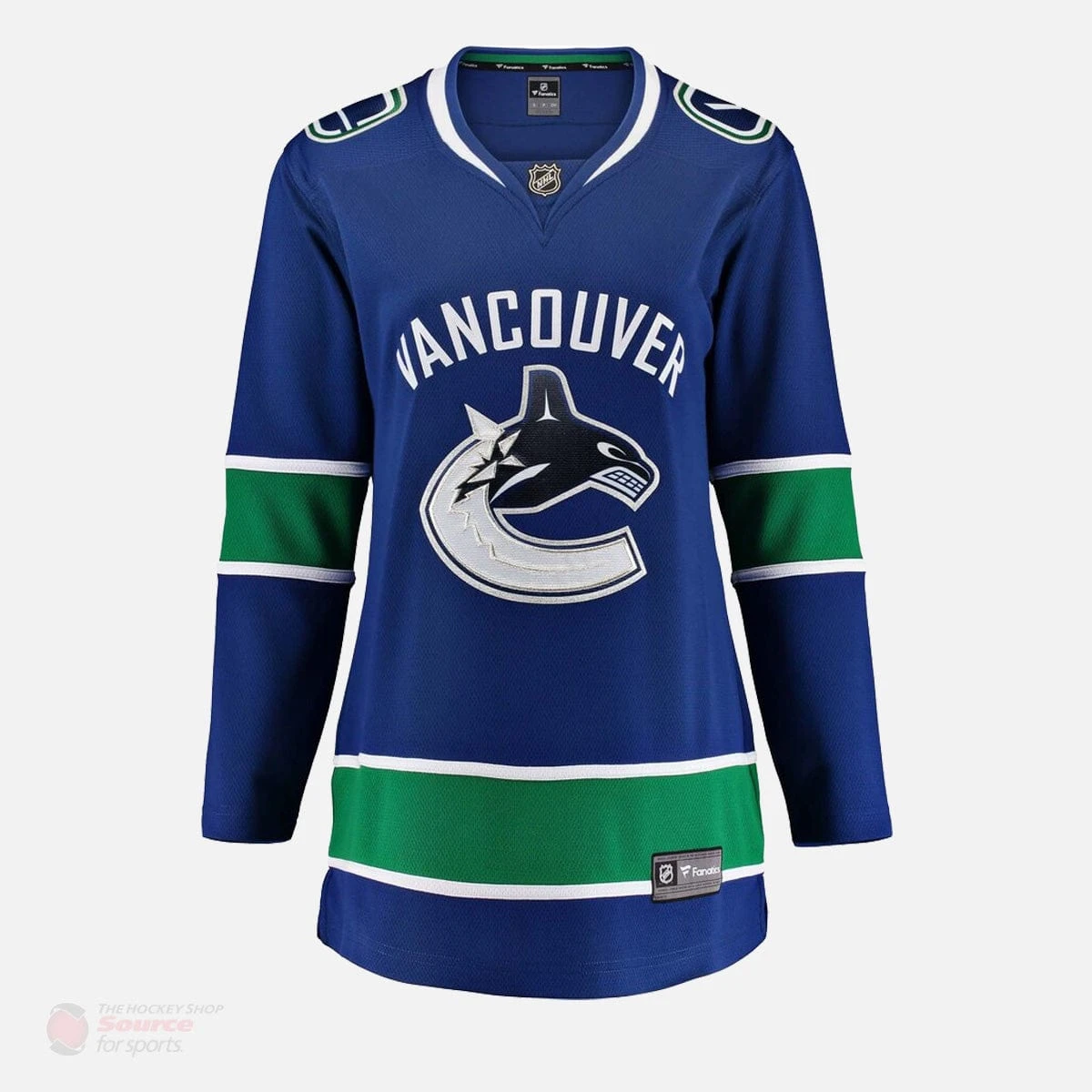 Vancouver Canucks Home Fanatics Breakaway Womens Jersey (2018) 1 Vancouver Canucks Home Fanatics Breakaway Womens Jersey (2018)