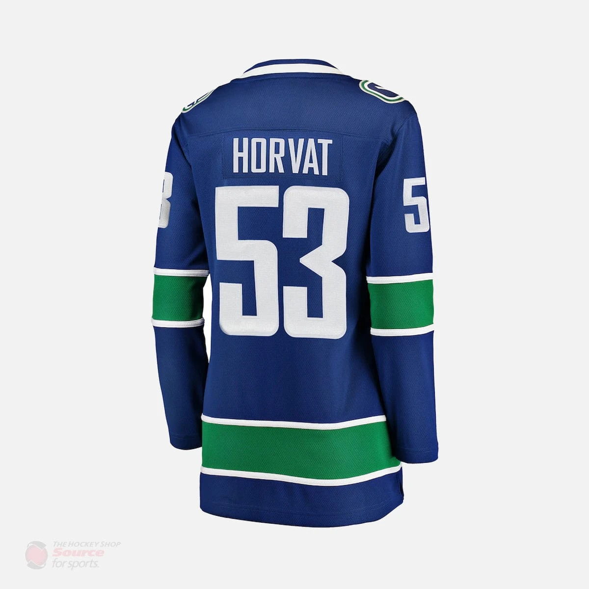 Vancouver Canucks Home Fanatics Breakaway Womens Jersey (2018) - Bo Horvat 3 Vancouver Canucks Home Fanatics Breakaway Womens Jersey (2018) - Bo Horvat - Image 3