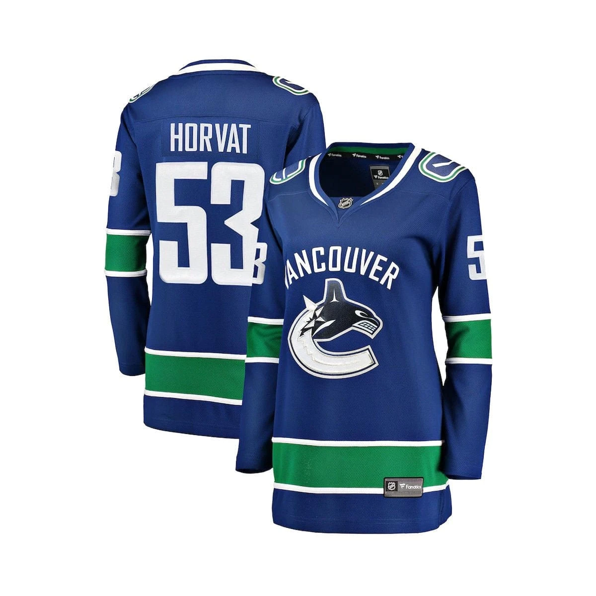 Vancouver Canucks Home Fanatics Breakaway Womens Jersey (2018) - Bo Horvat 1 Vancouver Canucks Home Fanatics Breakaway Womens Jersey (2018) - Bo Horvat