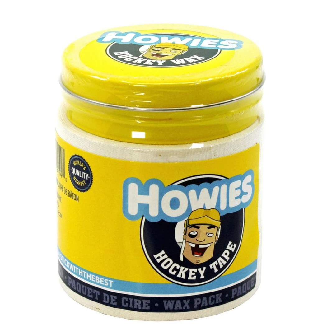 Howies Hockey Tape & Wax Mix Pack - 1 Wax, 3 White Stick Tape 1 Howies Hockey Tape & Wax Mix Pack - 1 Wax, 3 White Stick Tape