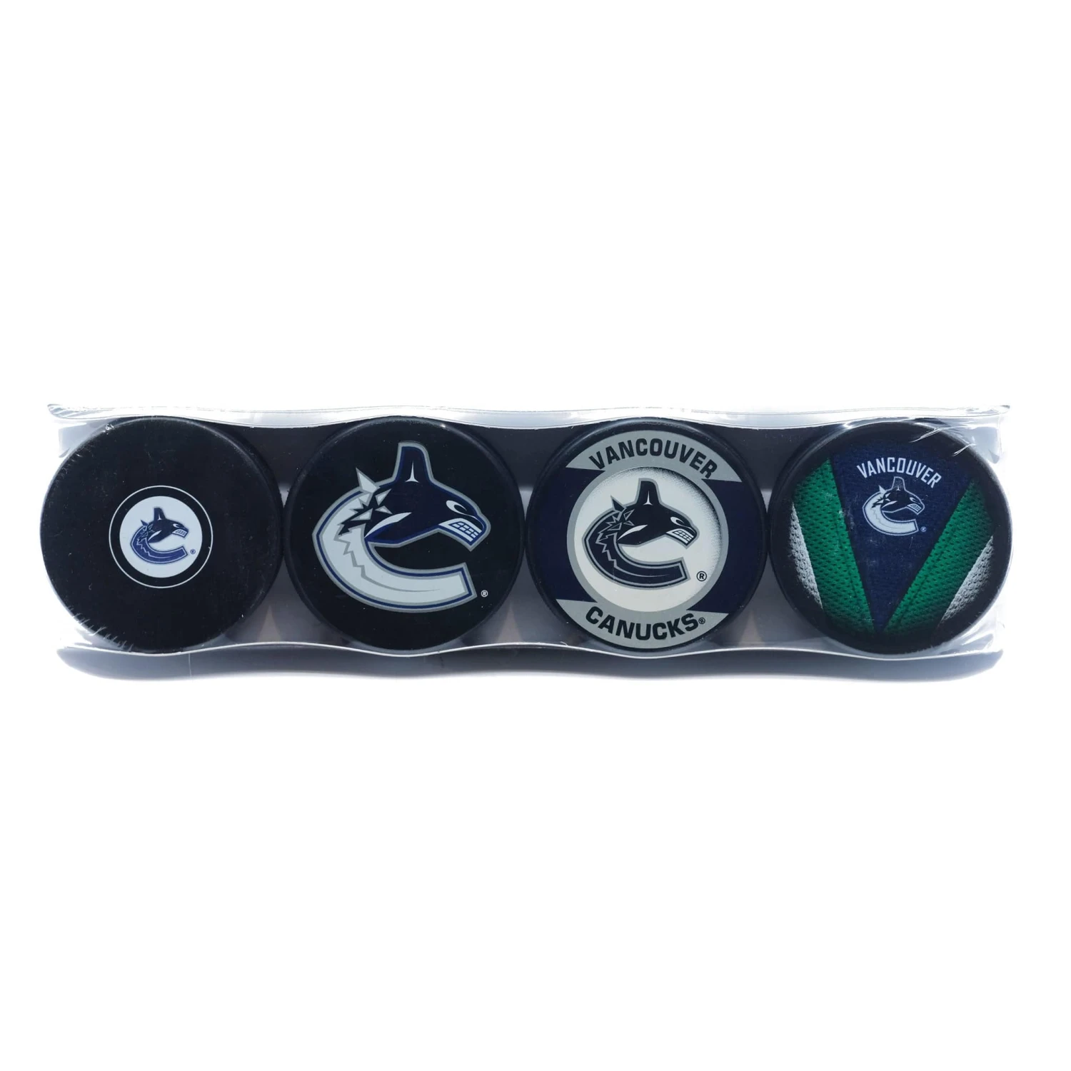 Vancouver Canucks Inglasco NHL Logo Hockey Puck (4 Pack) 1 Vancouver Canucks Inglasco NHL Logo Hockey Puck (4 Pack)