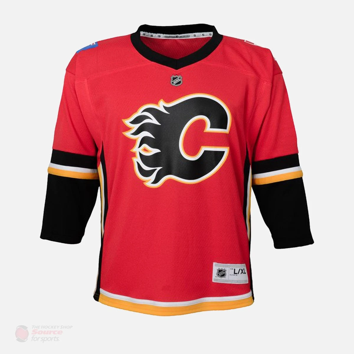Calgary Flames Home Outer Stuff Replica Toddler Jersey 2 Calgary Flames Home Outer Stuff Replica Toddler Jersey - Image 2