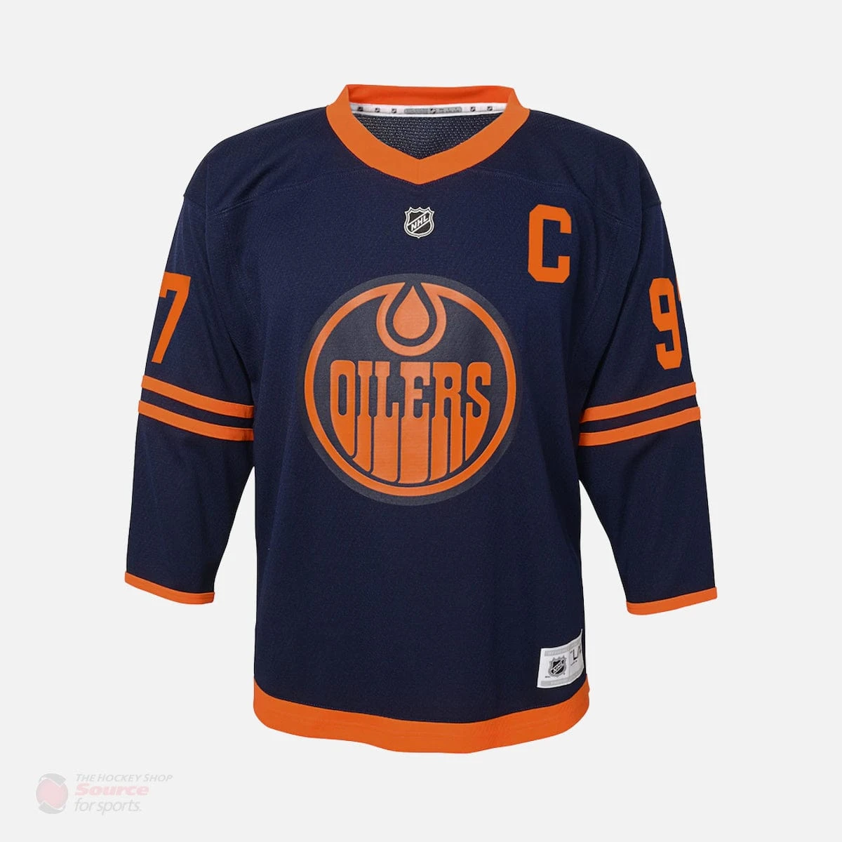 Edmonton Oilers Alternate Outer Stuff Replica Junior Jersey - Connor McDavid 2 Edmonton Oilers Alternate Outer Stuff Replica Junior Jersey - Connor McDavid - Image 2