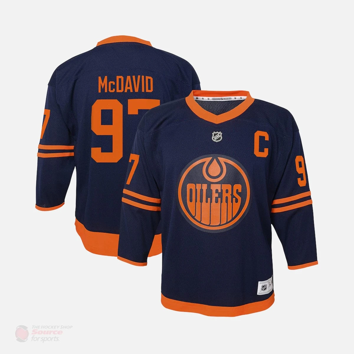 Edmonton Oilers Alternate Outer Stuff Replica Junior Jersey - Connor McDavid 1 Edmonton Oilers Alternate Outer Stuff Replica Junior Jersey - Connor McDavid