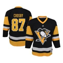 Pittsburgh Penguins Home Outer Stuff Replica Junior Jersey - Sidney Crosby