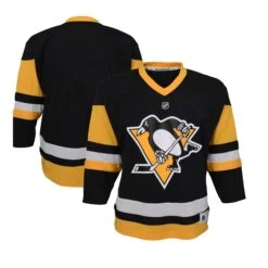 Pittsburgh Penguins Home Outer Stuff Replica Youth Jersey