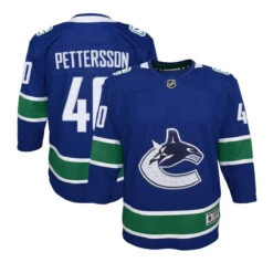 Vancouver Canucks Home Outer Stuff Premier Youth Jersey - Elias Pettersson